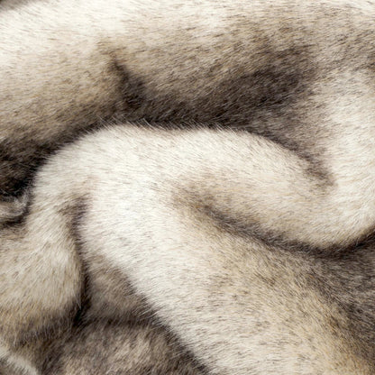 Close-up of fur with a mix of brown and beige colors