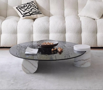 Baxter Coffee Table, Wave Top