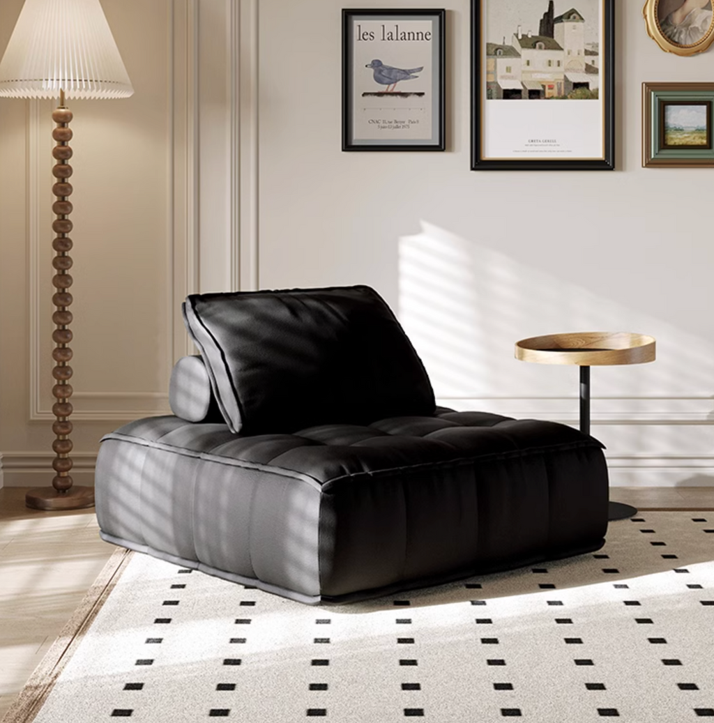 Lani Modular Seater Sofa, Single Seater, Black
