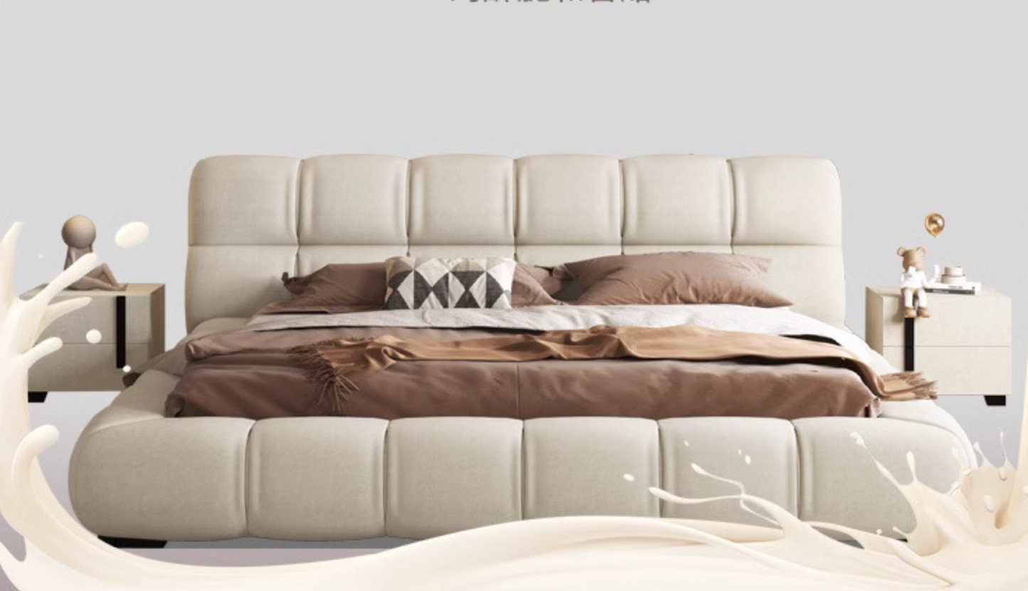 Bader King Size / Super King Size Bed, Velvet