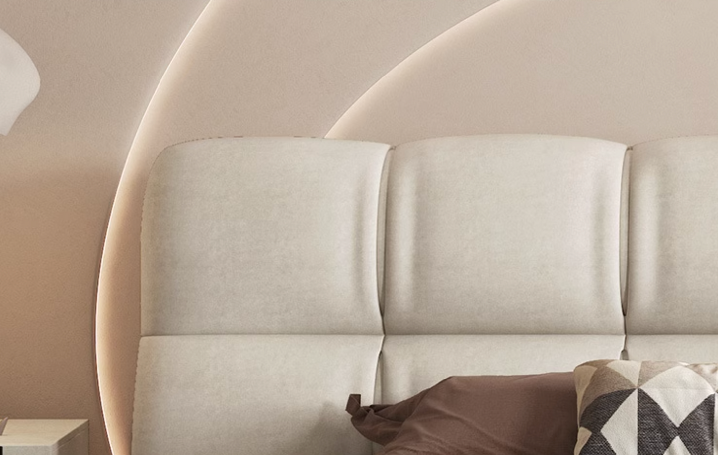 Bader King Size / Super King Size Bed, Velvet