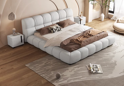 Bader King Size / Super King Size Bed, Velvet