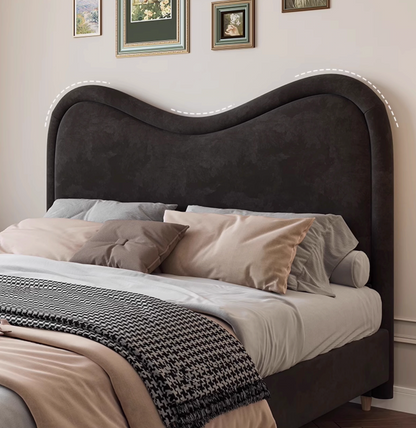 Baeyer King Size / Super King Size Bed, Velvet