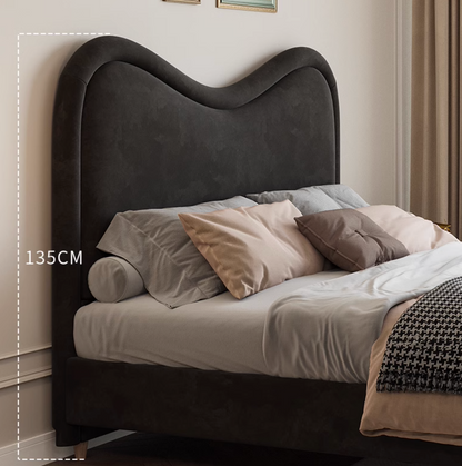 Baeyer King Size / Super King Size Bed, Velvet