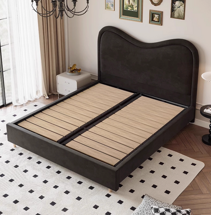 Baeyer King Size / Super King Size Bed, Velvet