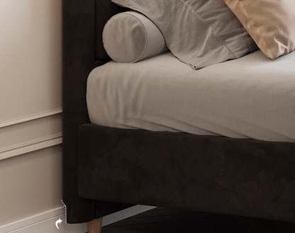 Baeyer King Size / Super King Size Bed, Velvet