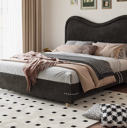 Baeyer King Size / Super King Size Bed, Velvet