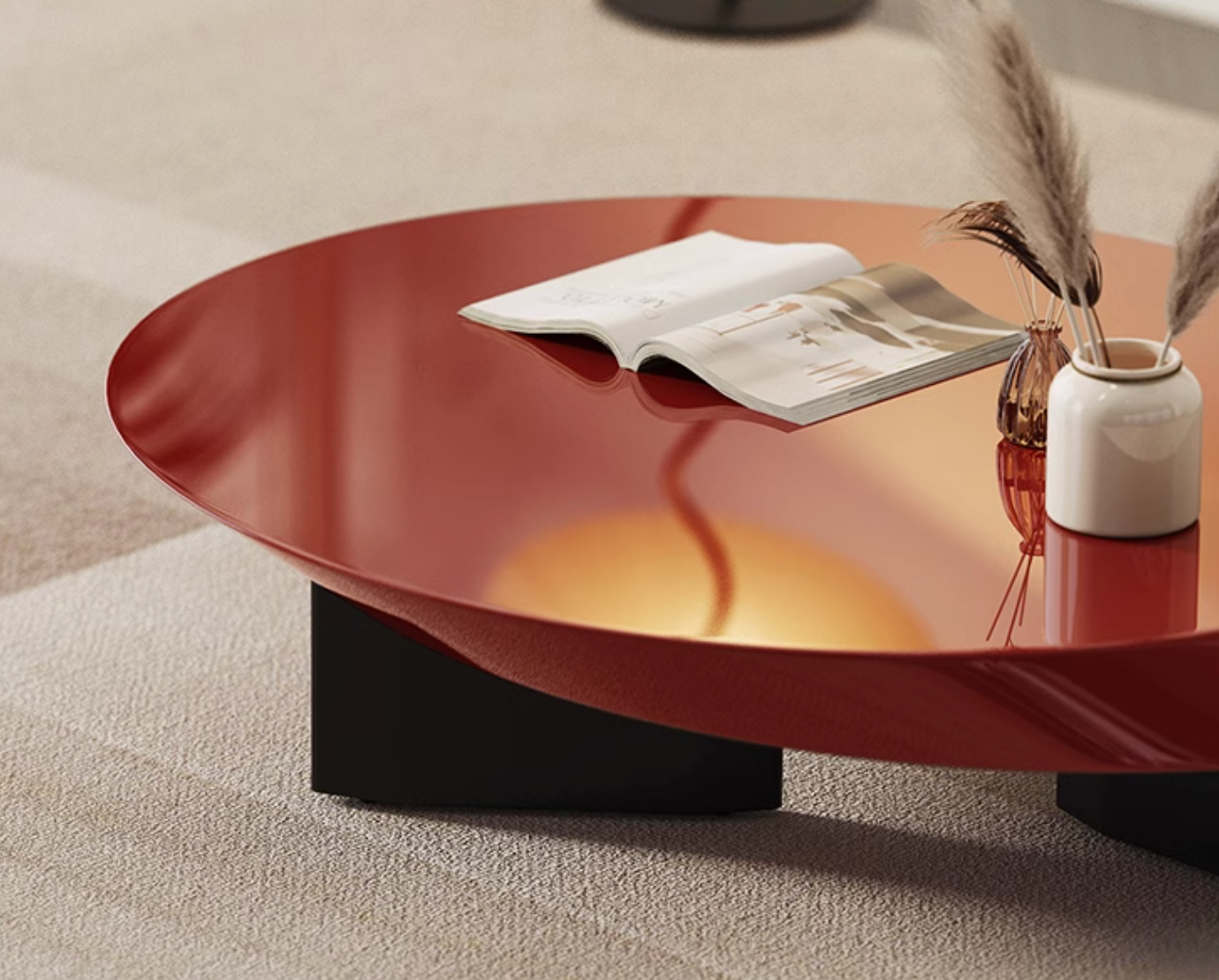 Bailey Coffee Table, Red