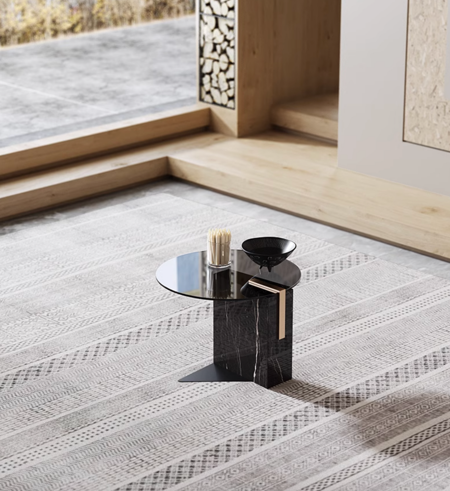 Caldwell Coffee Table Set, Marble