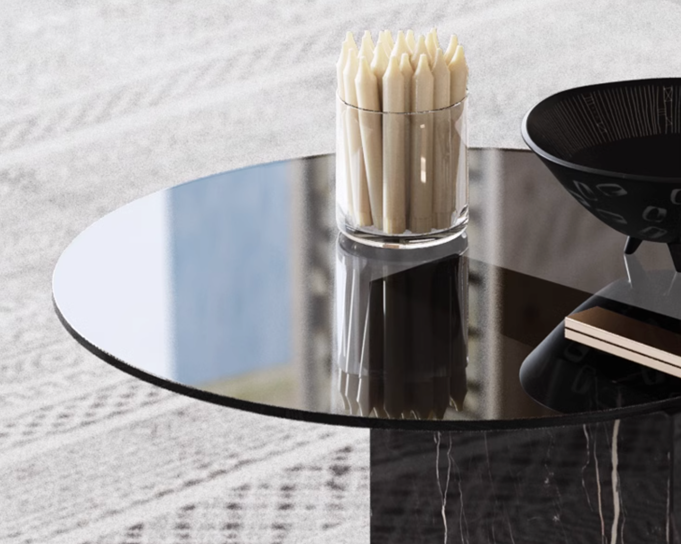 Caldwell Coffee Table Set, Marble