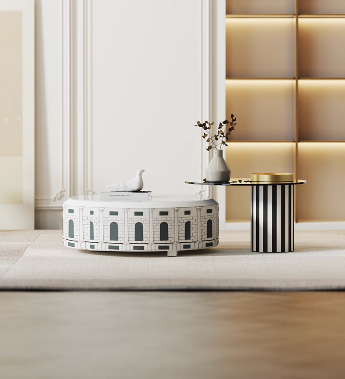 Calloway Nesting Coffee Table Set, 3 Tables