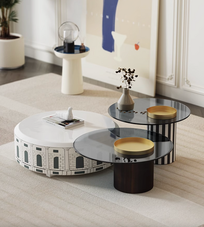 Calloway Nesting Coffee Table Set, 3 Tables