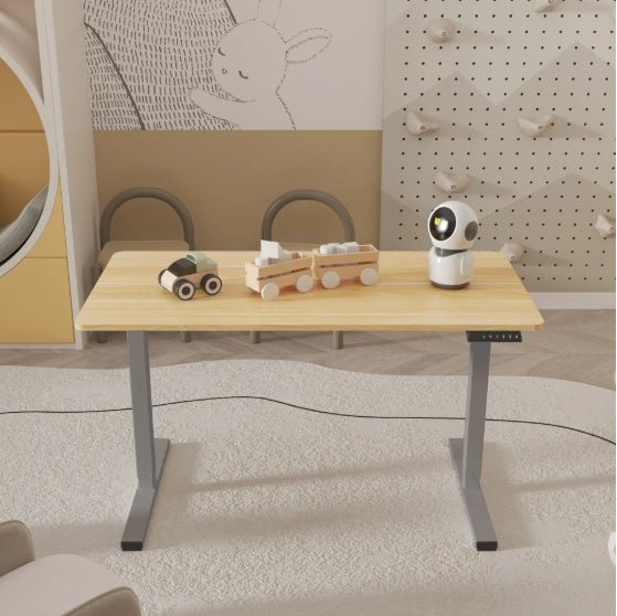 Adjustable Electric Standing Desk – Height Adjustable Sit Stand Computer Workstation for Home Office