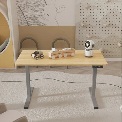 Adjustable Electric Standing Desk – Height Adjustable Sit Stand Computer Workstation for Home Office