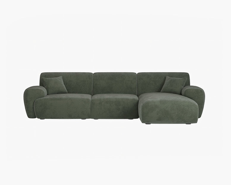 Alimov Three Seater Corner Sofa, Chenille