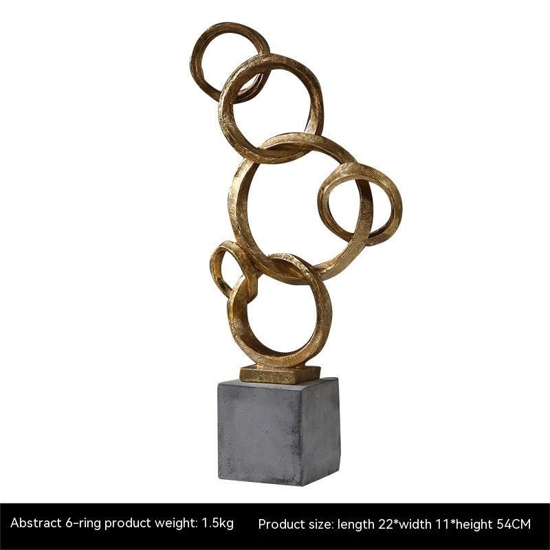 Abstract Ring Ornaments