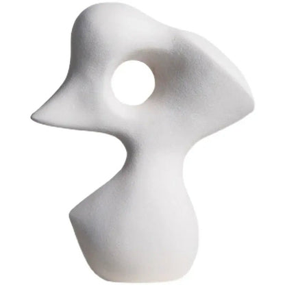 Abstract Irregular Rockery Ceramic Ornaments TV Cabinet Showroom Model Room Londecor