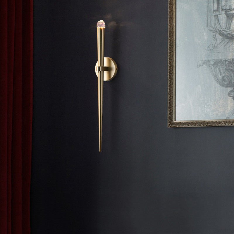 All Copper Postmodern Wall Lamp