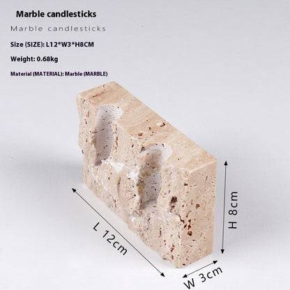 Product information: Material: Marble Size: yellow cave type a ZT0181HD, yellow cave type B ZT0182HD,Rosso Lepanto type a ZT0181ZL,Rosso Lepanto type B ZT0182ZL Process: Polishing Packing list: Candle Holder×1pc Product Image: Stone Candle Holder