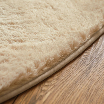 Japanese Silk Round Rug