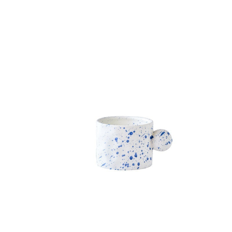 Nordic Klein Blue Ceramic Cup And Saucer