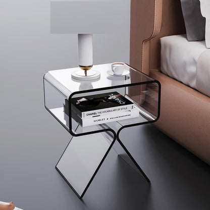 Minimalist Transparent Acrylic Side Table Sofa And Tea Table Londecor