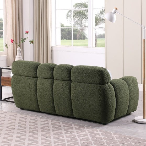 Forest Green Designer Sofa – Elegant Comfort