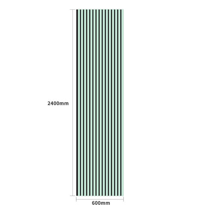 Coloured Acoustic Slatted Wall Panels