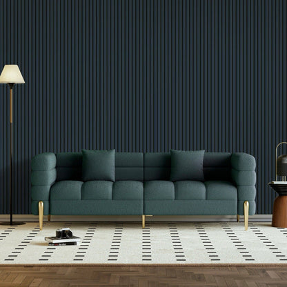 Coloured Acoustic Slatted Wall Panels