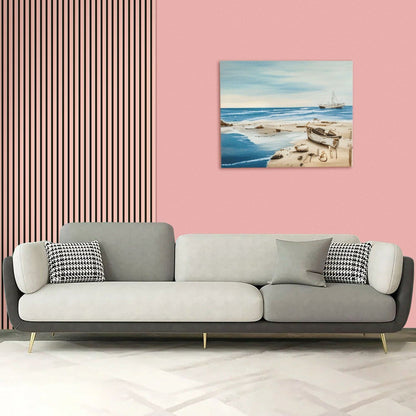 Coloured Acoustic Slatted Wall Panels