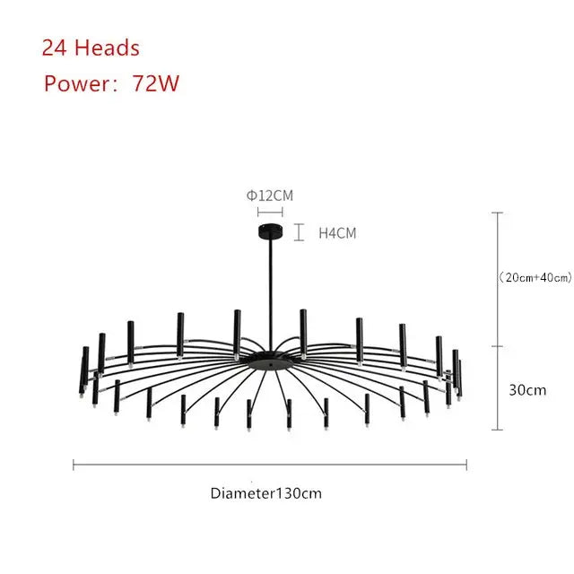 Modern Minimalist Dining Room Art Chandelier Londecor