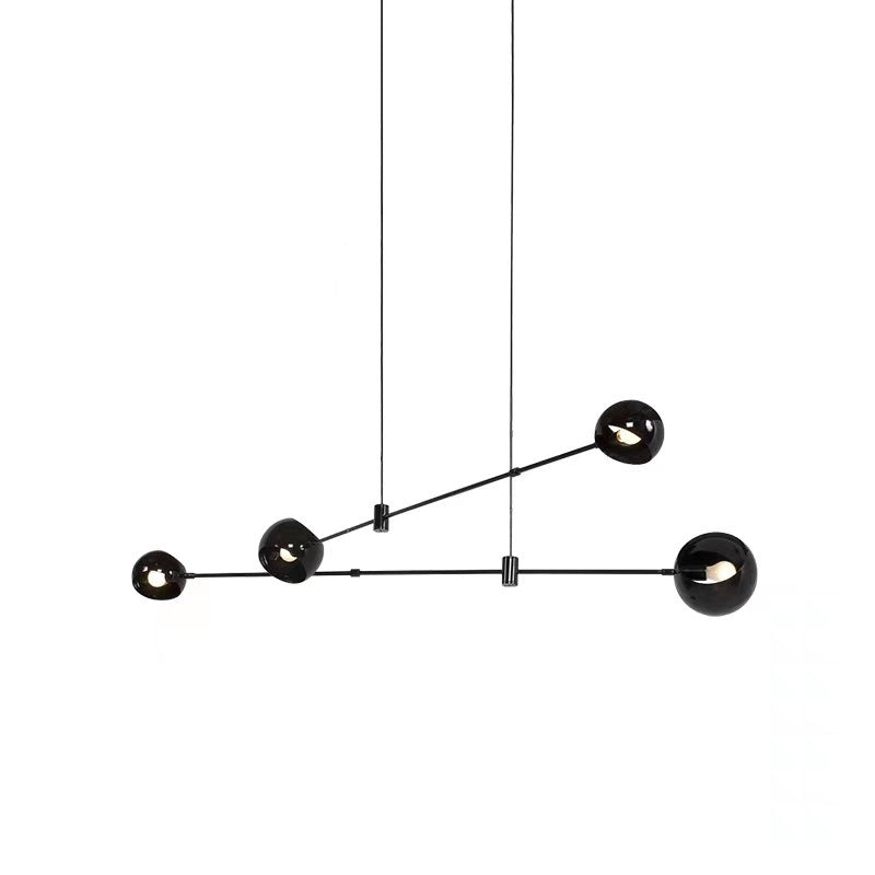 Nordic Minimalist Living Room Bedroom Dining Room Molecular Chandelier