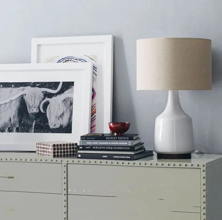 Nordic Minimalist Bedroom Bedside Table Lamp American Ceramic Londecor