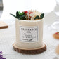 Dried Flowers Romantic Candle Londecor