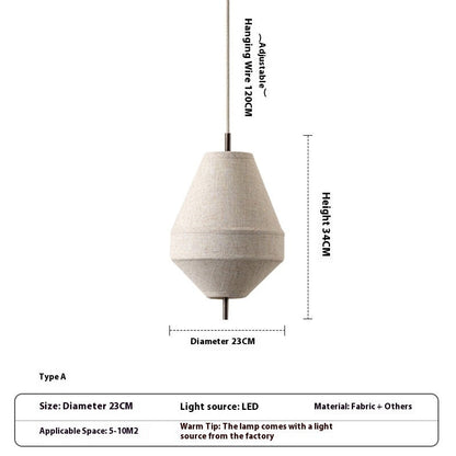 Dining Room Chandelier Japanese Style Personality Living Room Bedroom