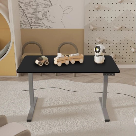 Adjustable Electric Standing Desk – Height Adjustable Sit Stand Computer Workstation for Home Office
