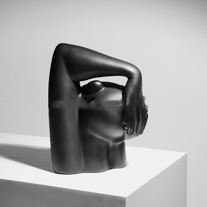 Product information: Material: Resin Style: minimalist and modern Craftsmanship: handmade Appearance: Character Size:32*23*42.5cm Packaging list: Pendant X1PCS Sculpture Ornament