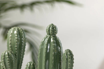 Home Accessories Ceramic Decoration High Temperature Simulation Cactus Londecor