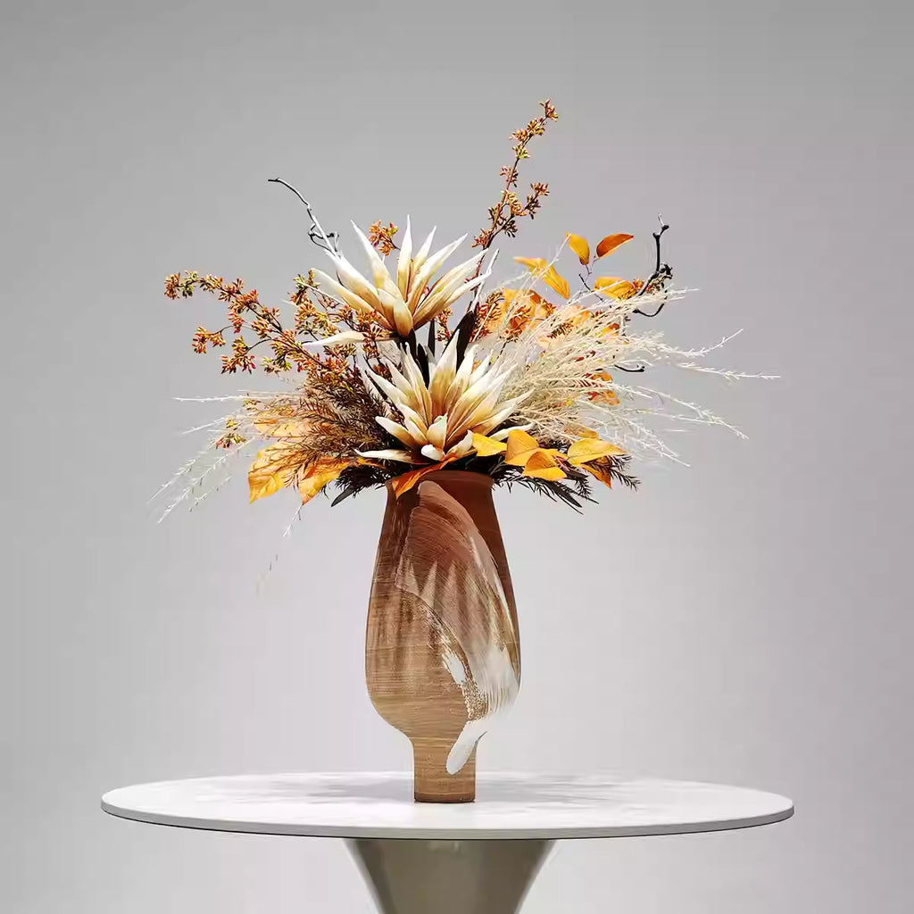 Light Luxury Minimalist Dining Table Décor – Soft-Tone Home Styling Ornament