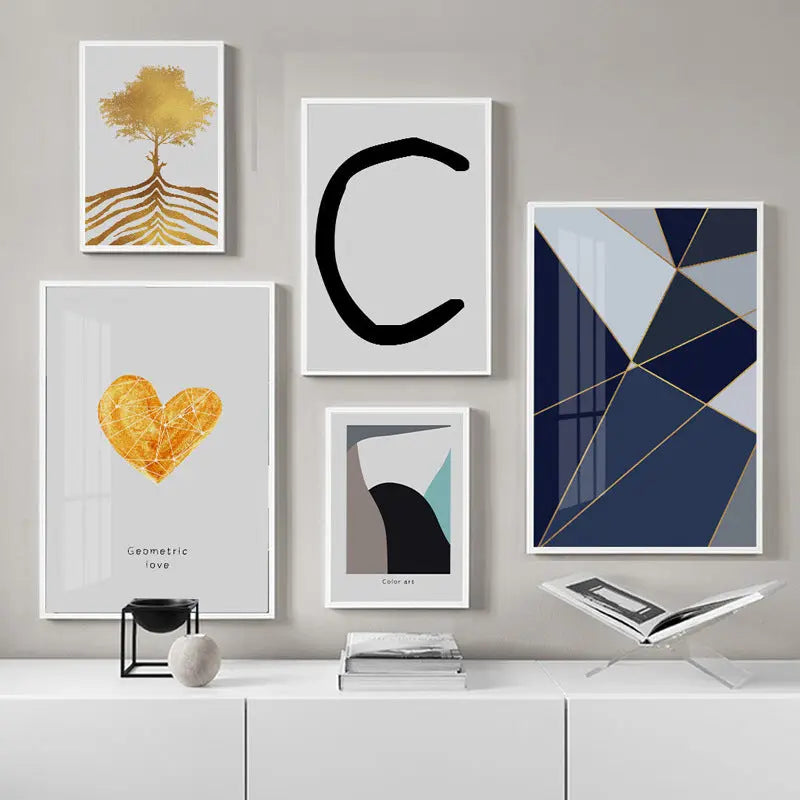 Modern Minimalist Living Room Decoration Painting Nordic Murals Londecor