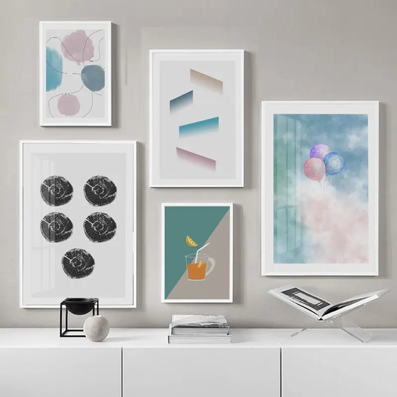 Modern Minimalist Living Room Decoration Painting Nordic Murals Londecor