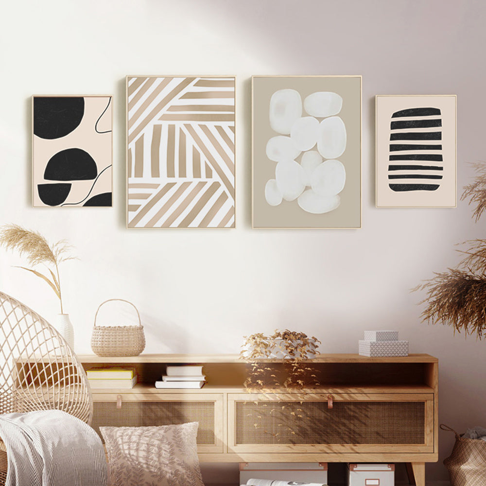 Geometric Shapes Wall Canvas