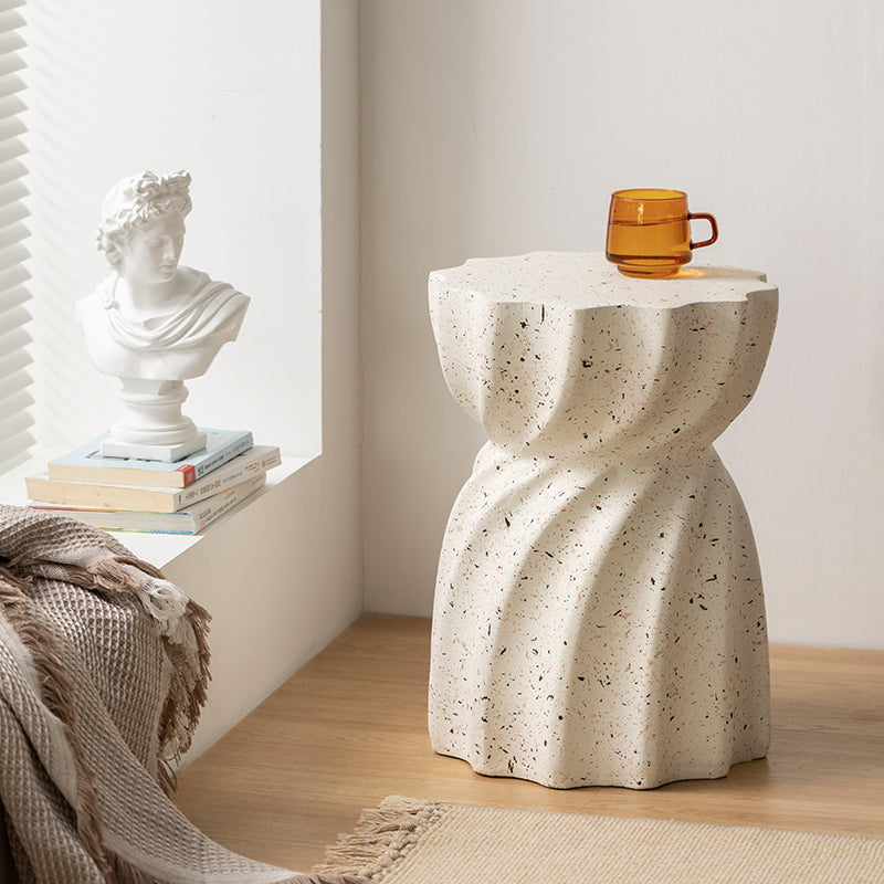 Cream Breeze Cafe Round Table Side Table Londecor