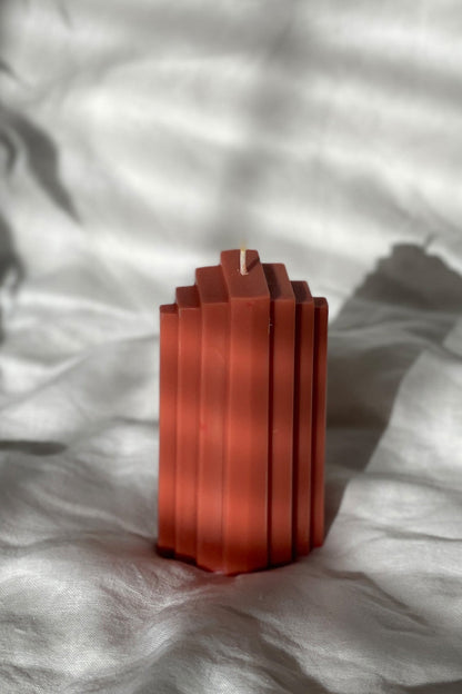 Pyramid Sculpted Candle