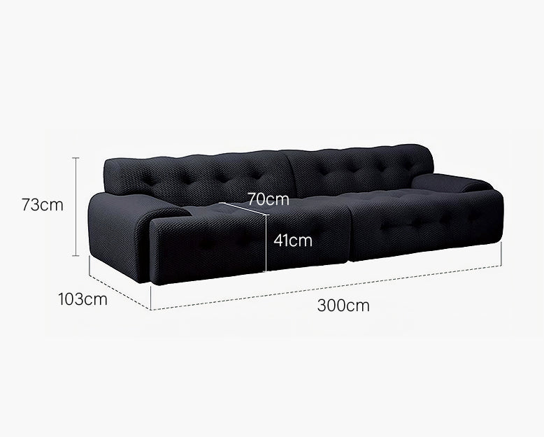 Reese Two Seater Sofa, Three Seater Sofa, Four Seater Sofa, 3D Knitted Fabric