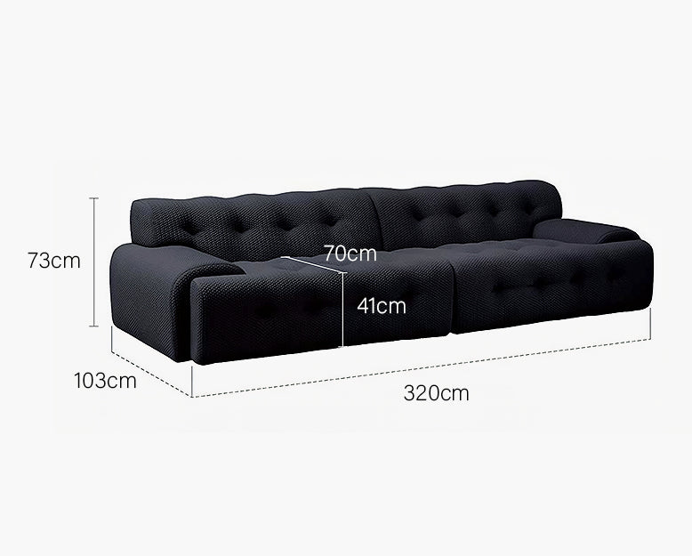 Reese Two Seater Sofa, Three Seater Sofa, Four Seater Sofa, 3D Knitted Fabric