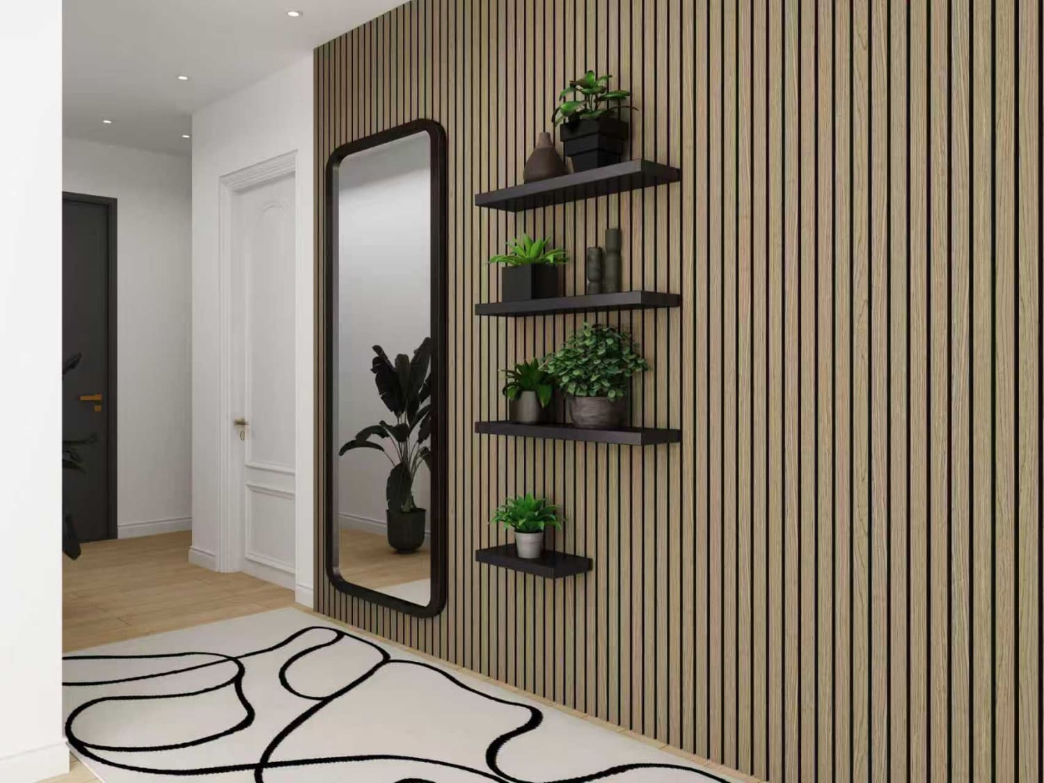 Walnut Acoustic Wall Panels