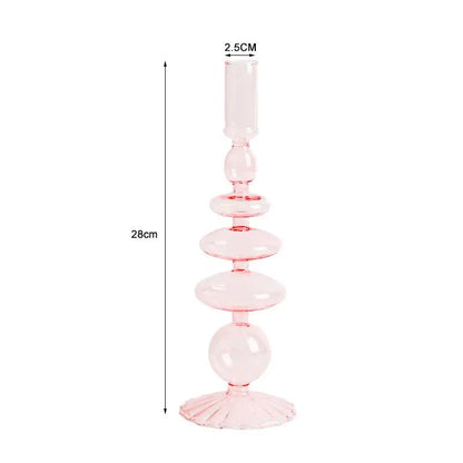 Glass Candle Holder Decoration - Londecor