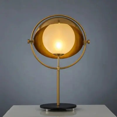 Personality Creative Light Luxury Reversible Semi-circular Table Lamp Londecor