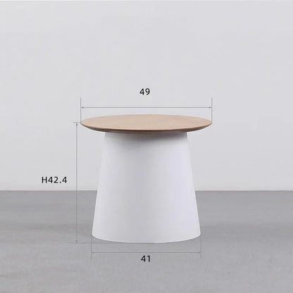 Simple Solid Round Coffee Table - Londecor